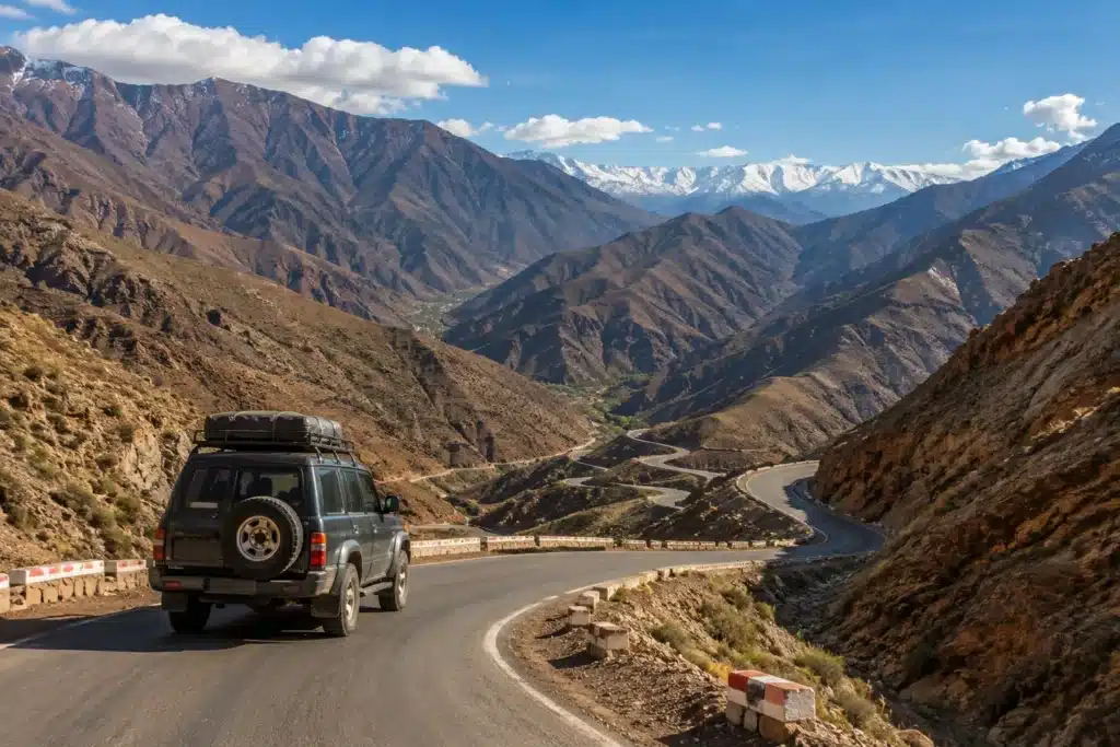 Best Morocco Desert Tours - road trip through the High Atlas Mountains